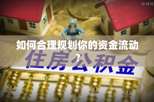 普格如何合理规划你的资金流动？