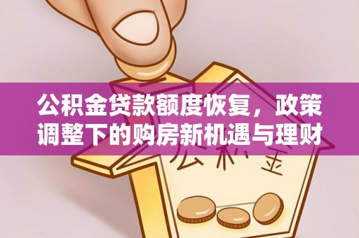 普格公积金贷款额度恢复，政策调整下的购房新机遇与理财规划
