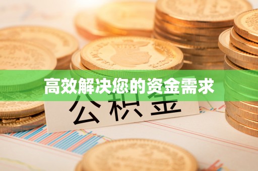 普格高效解决您的资金需求