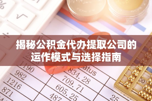 普格揭秘公积金代办提取公司的运作模式与选择指南
