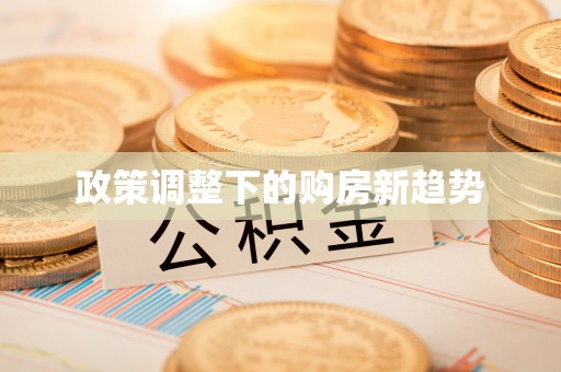 普格政策调整下的购房新趋势