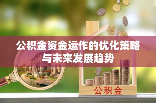 普格公积金资金运作的优化策略与未来发展趋势