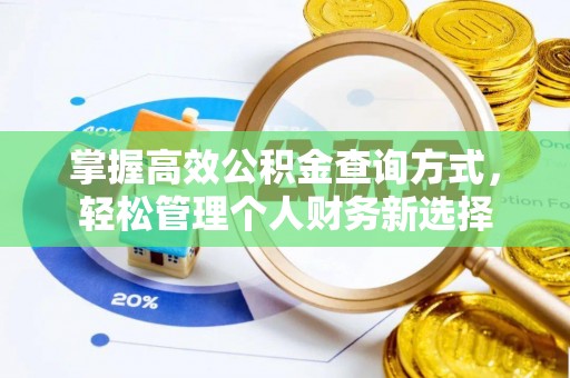 普格掌握高效公积金查询方式，轻松管理个人财务新选择