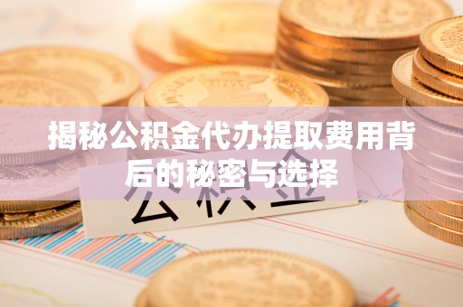 普格揭秘公积金代办提取费用背后的秘密与选择