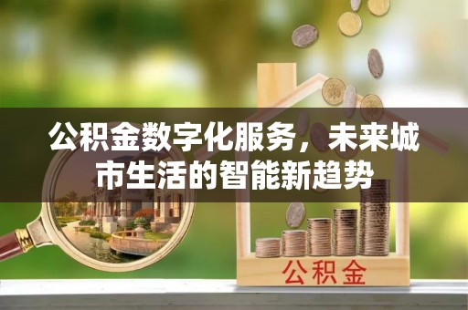 普格公积金数字化服务，未来城市生活的智能新趋势
