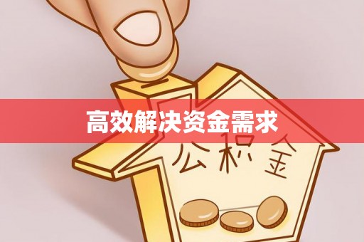 普格高效解决资金需求