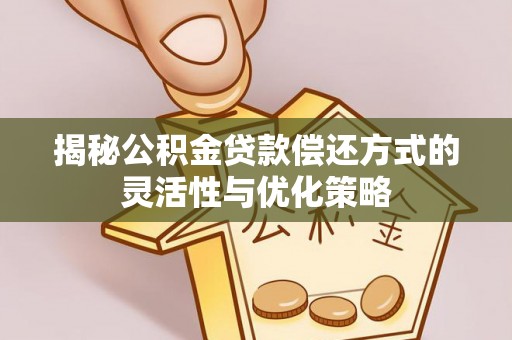 普格揭秘公积金贷款偿还方式的灵活性与优化策略