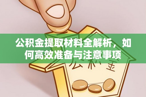 普格公积金提取材料全解析，如何高效准备与注意事项