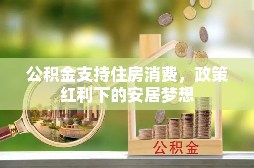 普格公积金支持住房消费，政策红利下的安居梦想