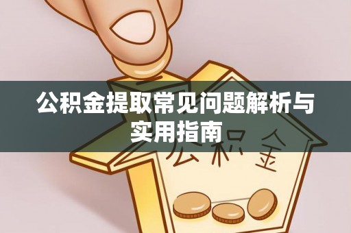 普格公积金提取常见问题解析与实用指南
