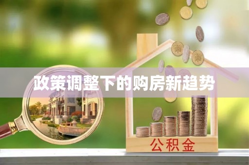 普格政策调整下的购房新趋势