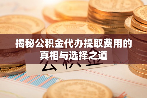 普格揭秘公积金代办提取费用的真相与选择之道