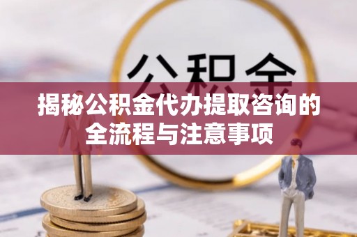 普格揭秘公积金代办提取咨询的全流程与注意事项