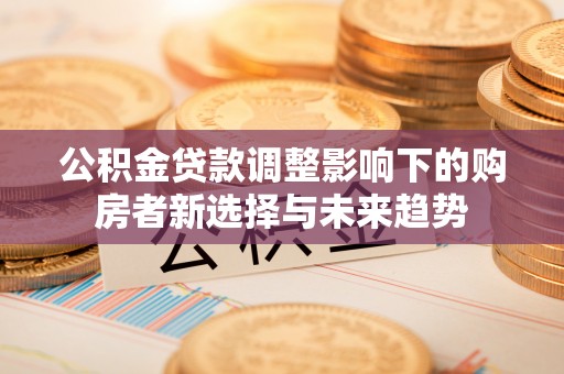 普格公积金贷款调整影响下的购房者新选择与未来趋势