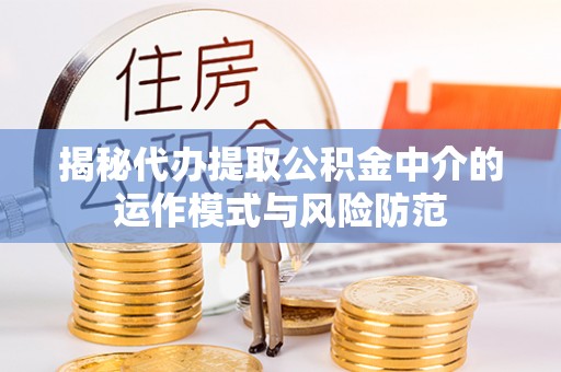 普格揭秘代办提取公积金中介的运作模式与风险防范