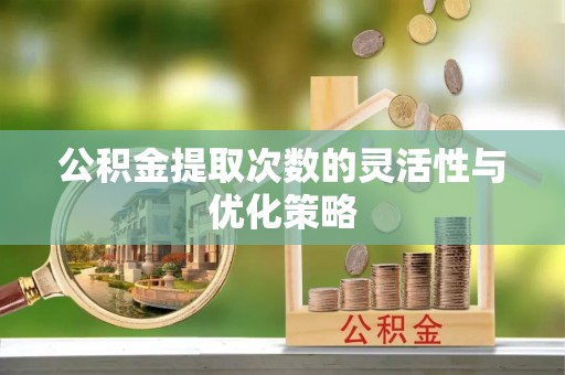 普格公积金提取次数的灵活性与优化策略