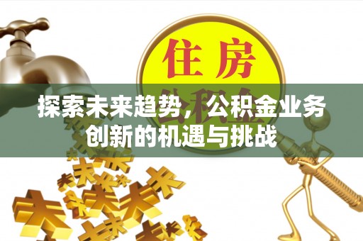 普格探索未来趋势，公积金业务创新的机遇与挑战