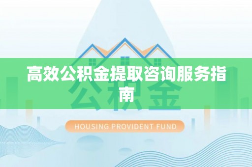 普格高效公积金提取咨询服务指南