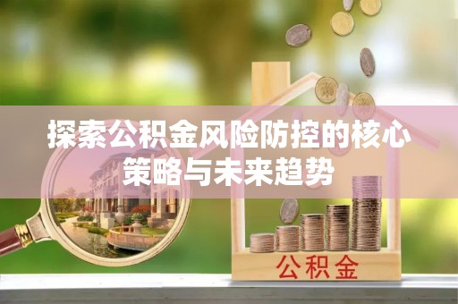 普格探索公积金风险防控的核心策略与未来趋势
